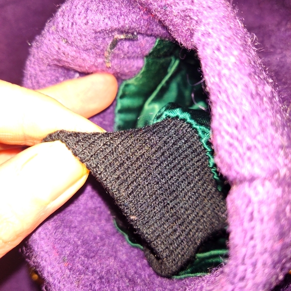 💜1960's-1970's Vintage Purple Wool Belted Coat - Picture 8 of 15